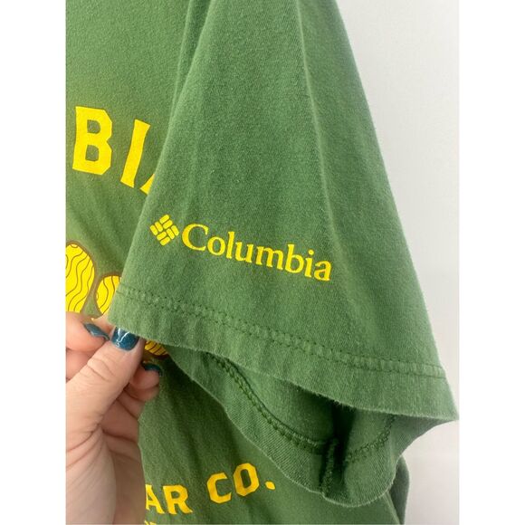 Columbia size XL green and yellow t-shirt - Picture 3 of 7